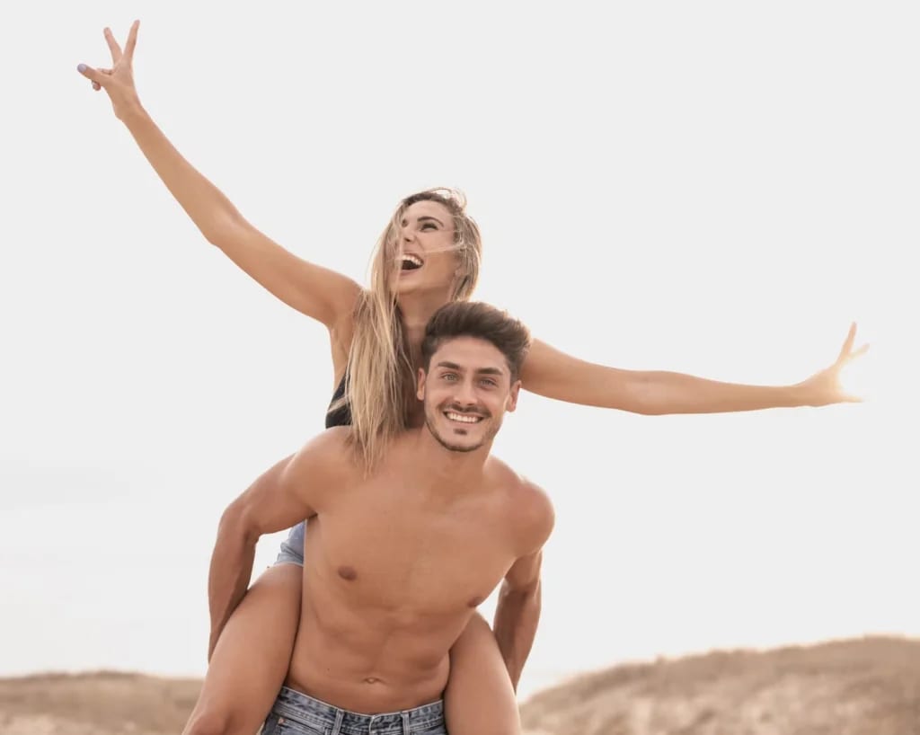 Pareja disfrutando